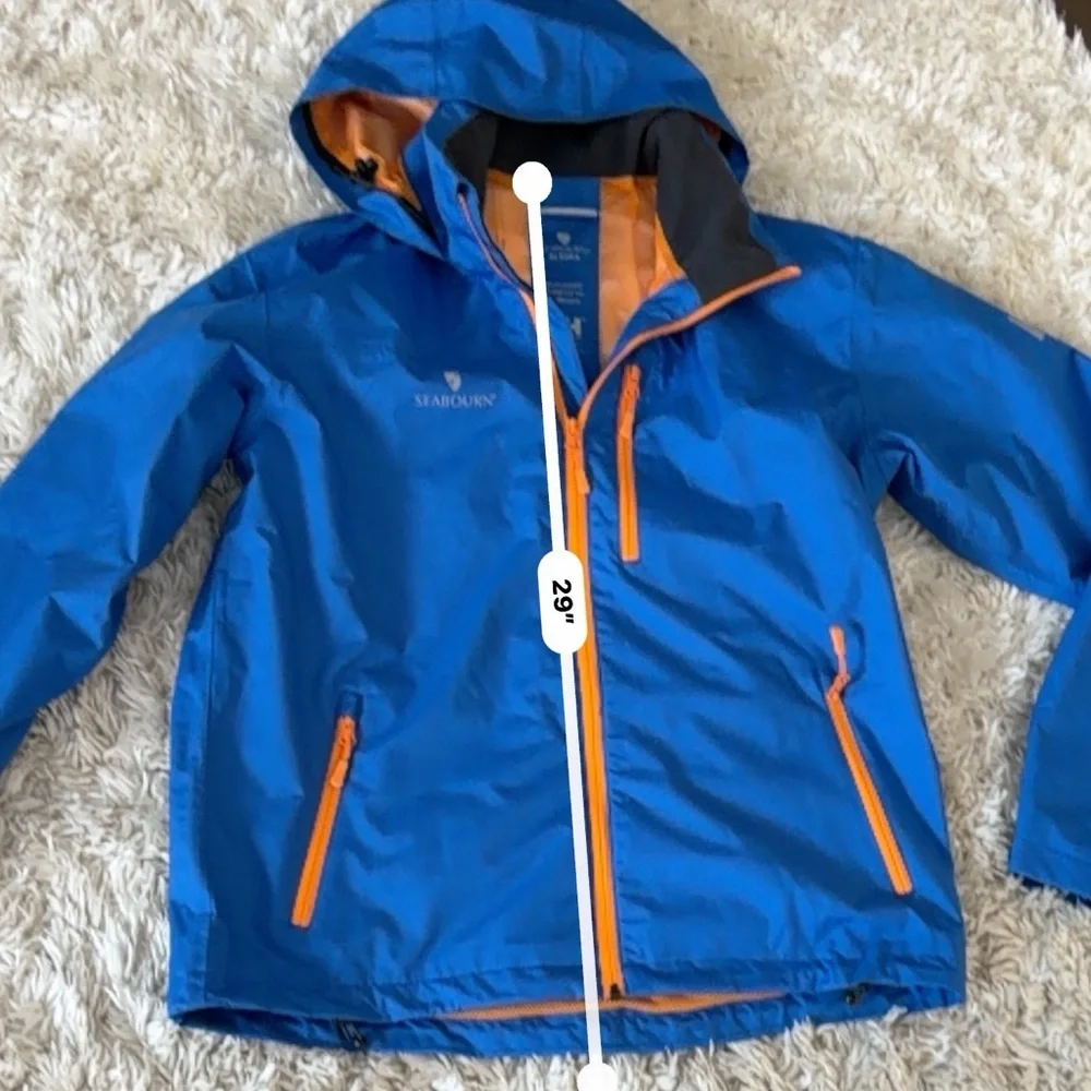 New Helly Hansen Jacket Women's Regular
L Blue Orange Hooded Seabourn
Alaska - Picture 6 of 7
